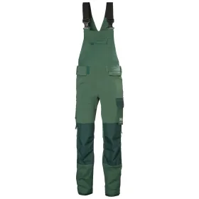 Stretch Latzhose &quot;OXFORD 4X HH CONNECT™ BIB&quot; C146, fichtengrün/dunkel fichtengrün