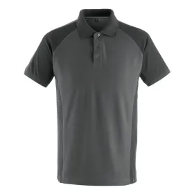 Polo-Shirt &quot;BOTTROP&quot; Unique XL, dunkelanthrazit/schwarz
