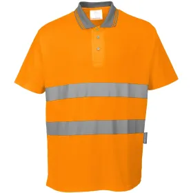 Warnschutz Polo-Shirt &quot;S171&quot; Komfort Orange, XXL