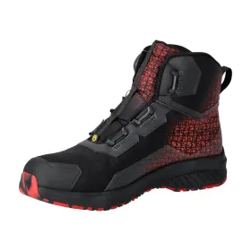 Sicherheitshochschuh S3S &quot;ACCELERATE BOA® Fit System&quot; Schwarz/Verkehrsrot 40