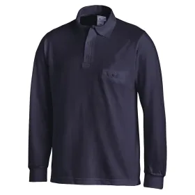 Langarm-Poloshirt &quot;08/841&quot; L, marine
