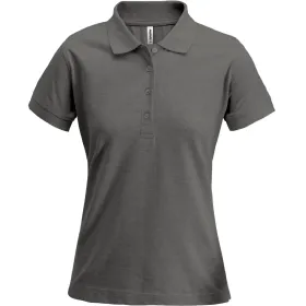 Damen Polo-Shirt &quot;1723 PIQ&quot; dunkelgrau, XL