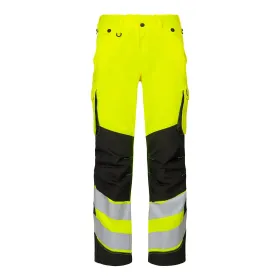 Damen Warnschutz Bundhose &quot;2543-319&quot; Safety Kl. 2 gelb/schwarz, 42