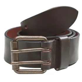 Doppeldorn-Ledergürtel &quot;4007&quot; braun, 105
