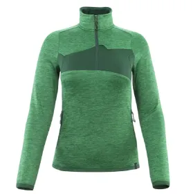 Damen Fleecepullover &quot;ACCELERATE&quot; grasgrün/grün, XS