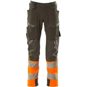 Warnschutz Stretch Bundhose Kl.1 &quot;ACCELERATE SAFE&quot; 82C52 (EU 52), dunkelanthrazit/orange