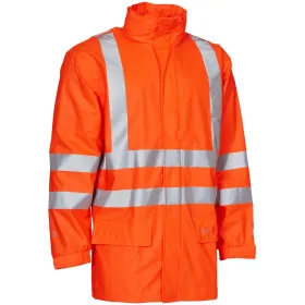 Multinorm PU Regenjacke &quot;026350R&quot; SecureTech Multinorm warnorange, L