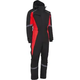 Damen Winteroverall &quot;088004W&quot; Working schwarz/rot L