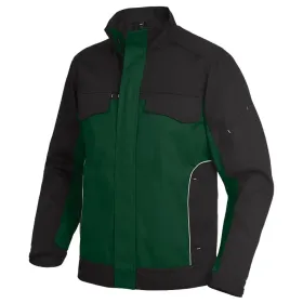 Premium Arbeitsjacke ERNST &quot;Twill 300&quot; grün/schwarz, XXL