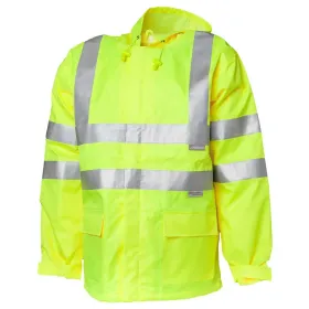 Warnwetterschutz Regen-Jacke &quot;UNI&quot; uni gelb, L