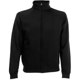 Sweatjacke &quot;F457&quot; 100% Baumwolle Premium L, black