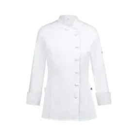 Damen-Kochjacke mit Stoffkn&ouml;pfen &quot;5416&quot; 3XL