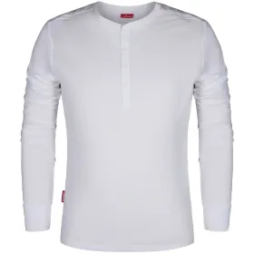 Langarmshirt Henley-Grandad &quot;9257-565&quot; Extend L, Weiß