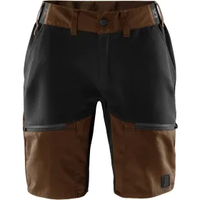 Damen Stretch Shorts &quot;CARBON&quot; Outdoor rostrot/schwarz, XS