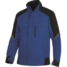 Arbeitsjacke &quot;FRANK&quot; XL, royalblau/schwarz