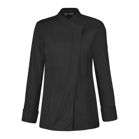 Damen Kochjacke &quot;SAFFRON&quot; L, schwarz