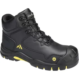 Sicherheitshochschuhe S3S &quot;FC18&quot; schwarz/gelb 37