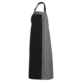 Latzschürze 100cm &quot;11/2522&quot; schwarz/sonne, 34