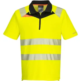 Warnschutz Polo-Shirt &quot;DX412&quot; DX4 3XL, gelb/schwarz