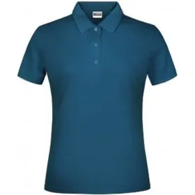 Damen Basic Polo Lady L, petrol
