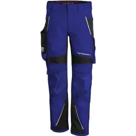 Bundhose &quot;IRON&quot; kornblau/schwarz, N48