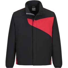 Softshelljacke &quot;PW271&quot; PW2 L, schwarz/rot