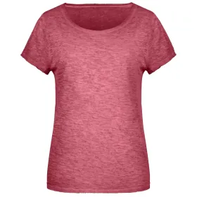 Damen Slub T-Shirt &quot;8015&quot; M, chili