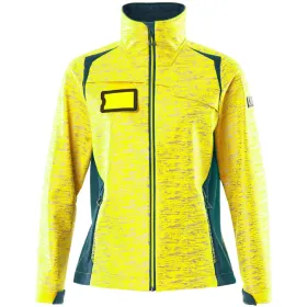 Damen Softshell Jacke &quot;ACCELERATE SAFE&quot; XXL, gelb/dunkelpetroleum
