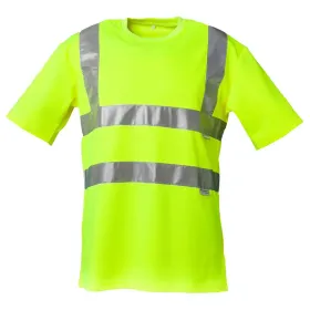 Warnschutz T-Shirt &quot;UNI&quot; uni gelb, 4XL