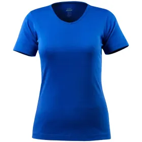Damen T-Shirt &quot;NICE&quot; Crossover kornblau, XXL