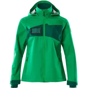 Damen Hardshell-Regenjacke &quot;ACCELERATE&quot; grasgrün/grün, XS