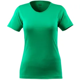 Damen T-Shirt &quot;NICE&quot; Crossover grasgrün, XL