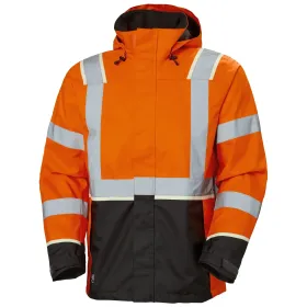 Warnschutz Regenjacke &quot;UC-ME&quot; orange/schwarz, L