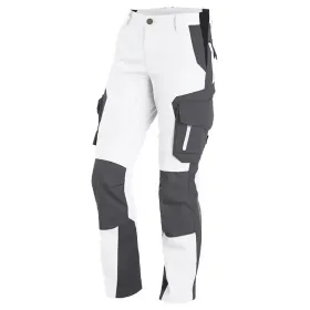 Damen-Arbeitshose &quot;ALMA&quot; weiß/anthrazit, 36