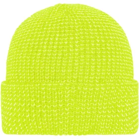 Strickmütze &quot;MB7142&quot; mit Reflex bright-yellow