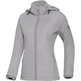 Damen Softshelljacke &quot;1687-571&quot; Outdoor L, hellgrau