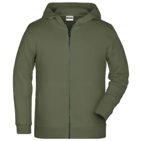 Kinder Zip Hoody &quot;8026K&quot; M, olive