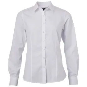 Damen Langarm Bluse &quot;JN677&quot; white, S