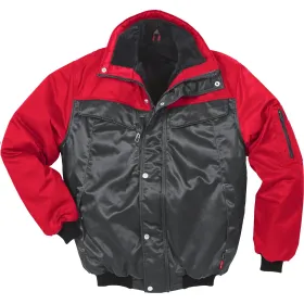 Pilotenjacke &quot;4813&quot; Icon Two Luxe XL, grau/rot