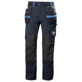 Stretch Handwerkerhose &quot;OXFORD 4X&quot; C52, marine/dunkelgrau