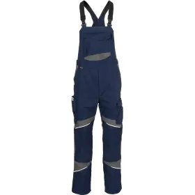 Latzhose &quot;ACTIVIQ cotton+&quot; 50, dunkelblau/anthrazit