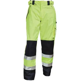Multinorm Bundhose &quot;082450R&quot; SecureTech Multinorm warngelb/marine, XL