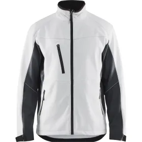 Softshelljacke &quot;4950&quot; weiß/grau, M