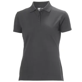 Damen Polo-Shirt &quot;MANCHESTER&quot; dunkelgrau, L