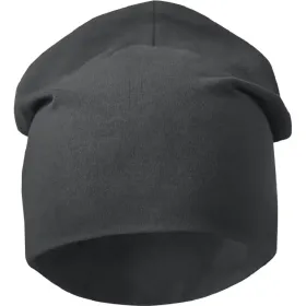 Baumwoll-Beanie &quot;9014&quot; AllroundWork stahlgrau