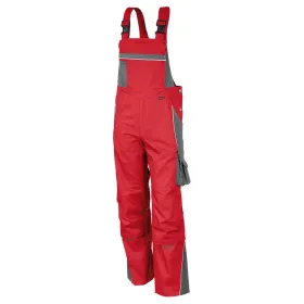 Latzhose „pro mg 245&quot; rot/grau, 48