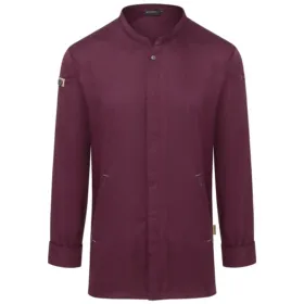 Herren Kochjacke &quot;JM 35&quot; aubergine, 50