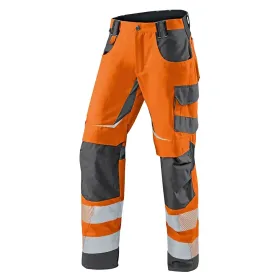 Warnschutz Sommerhose &quot;REFLECTIQ&quot; warnorange/anthrazit, 54