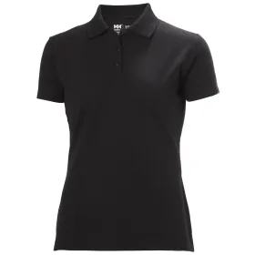 Damen Polo-Shirt &quot;MANCHESTER&quot; XXL, schwarz