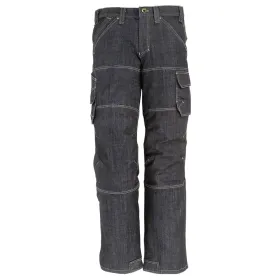 Jeans Stretch Bundhose &quot;WILHELM&quot; blau 54